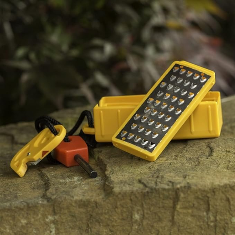 Magnesium Fire Starter - Lightweight Tinder Maker with Fire Starter: