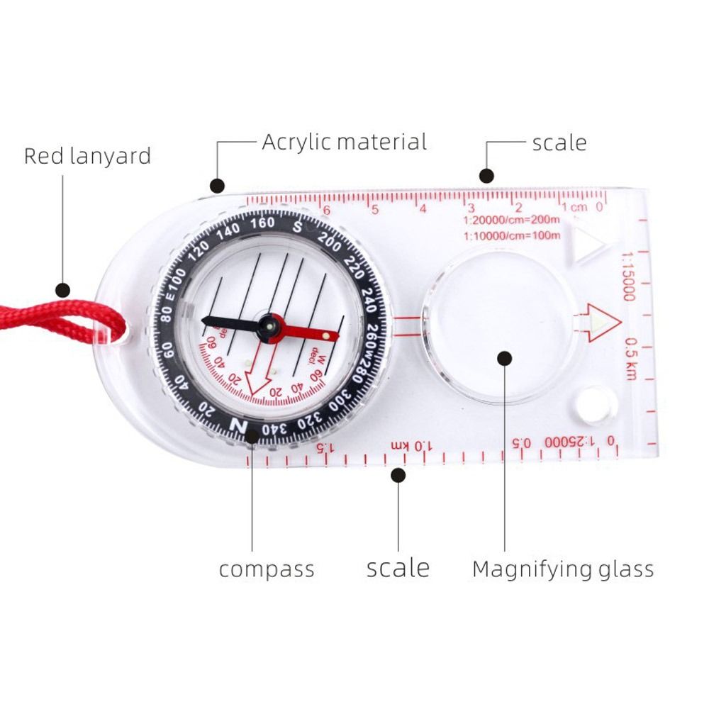 Orienteering Baseplate Compass - Compass Lensatic review and price