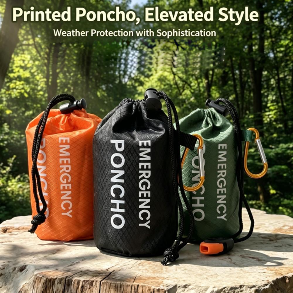Portable Emergency Rain Poncho - Emergency Poncho Rain review and price