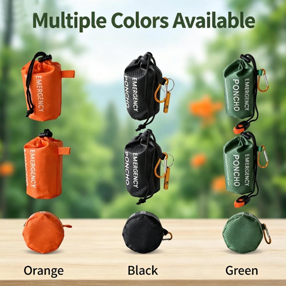 Portable Emergency Rain Poncho - Emergency Poncho Rain review and price