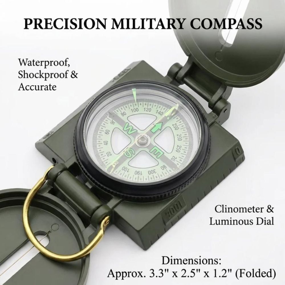 Waterproof Professional Compas - Compass Lensatic review and price