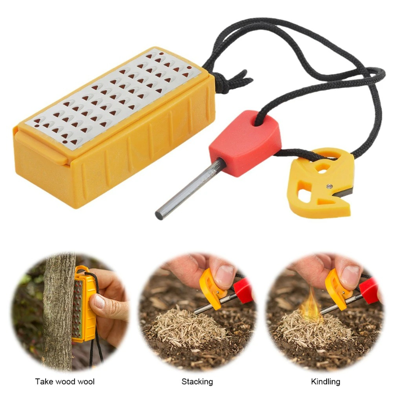 Portable Outdoor Emergency Tin - Magnesium Fire Starter review and price