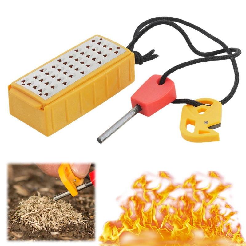 Portable Outdoor Emergency Tin - Magnesium Fire Starter review and price