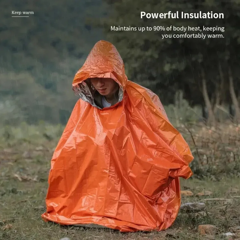 Emergency Survival Rain Hot Po - Survival Blanket Reflective review and price