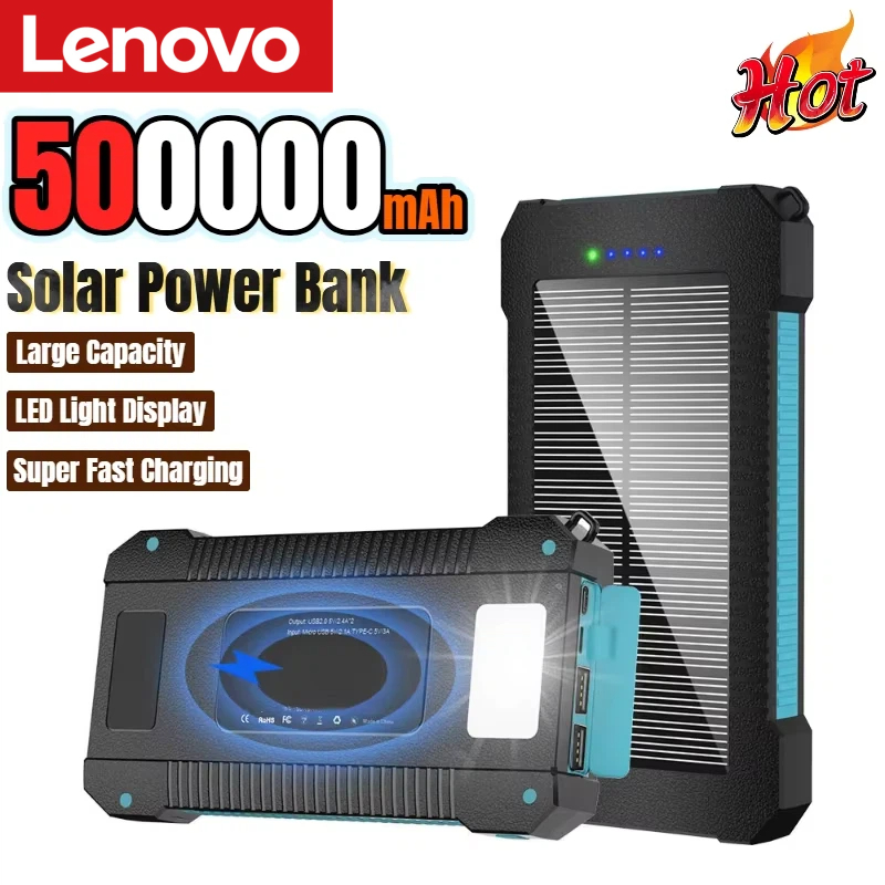 Lenovo 500000mAh Solar Power B - Solar Emergency Charger review and price