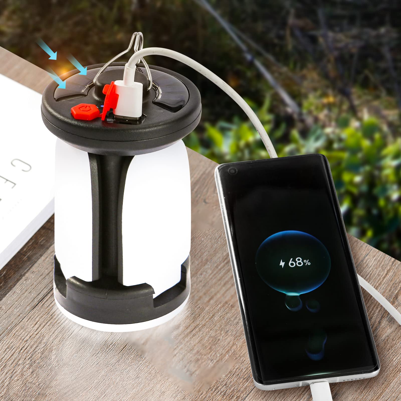 High Power Solar LED Camping L - Solar Emergency Charger review and price